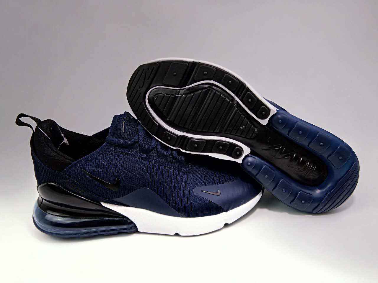 Women Nike Air Max Flair 270 Nano Deep Blue Shoes